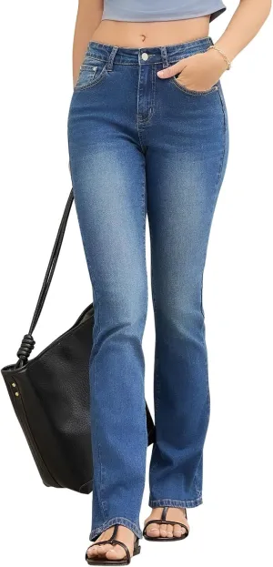Stretchy Bootcut Jeans for Women High Waisted Jeans for Women with Pockets ??Standard??