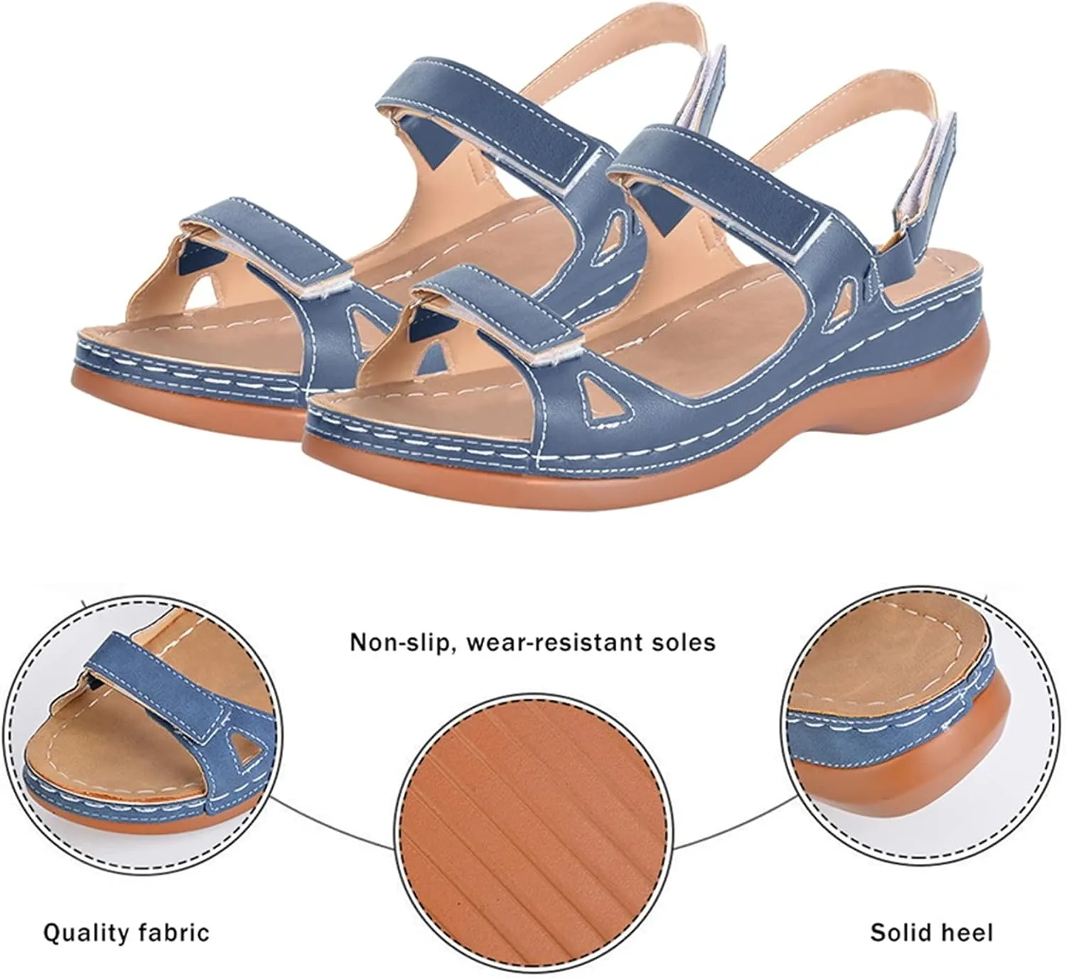 Summer Orthopedic Sandals for Women Orthopedic Correction Leather Ring Toe Casual Bunion Slippers Shoes Flat Heel Flip Flops,Red,US5/EU36