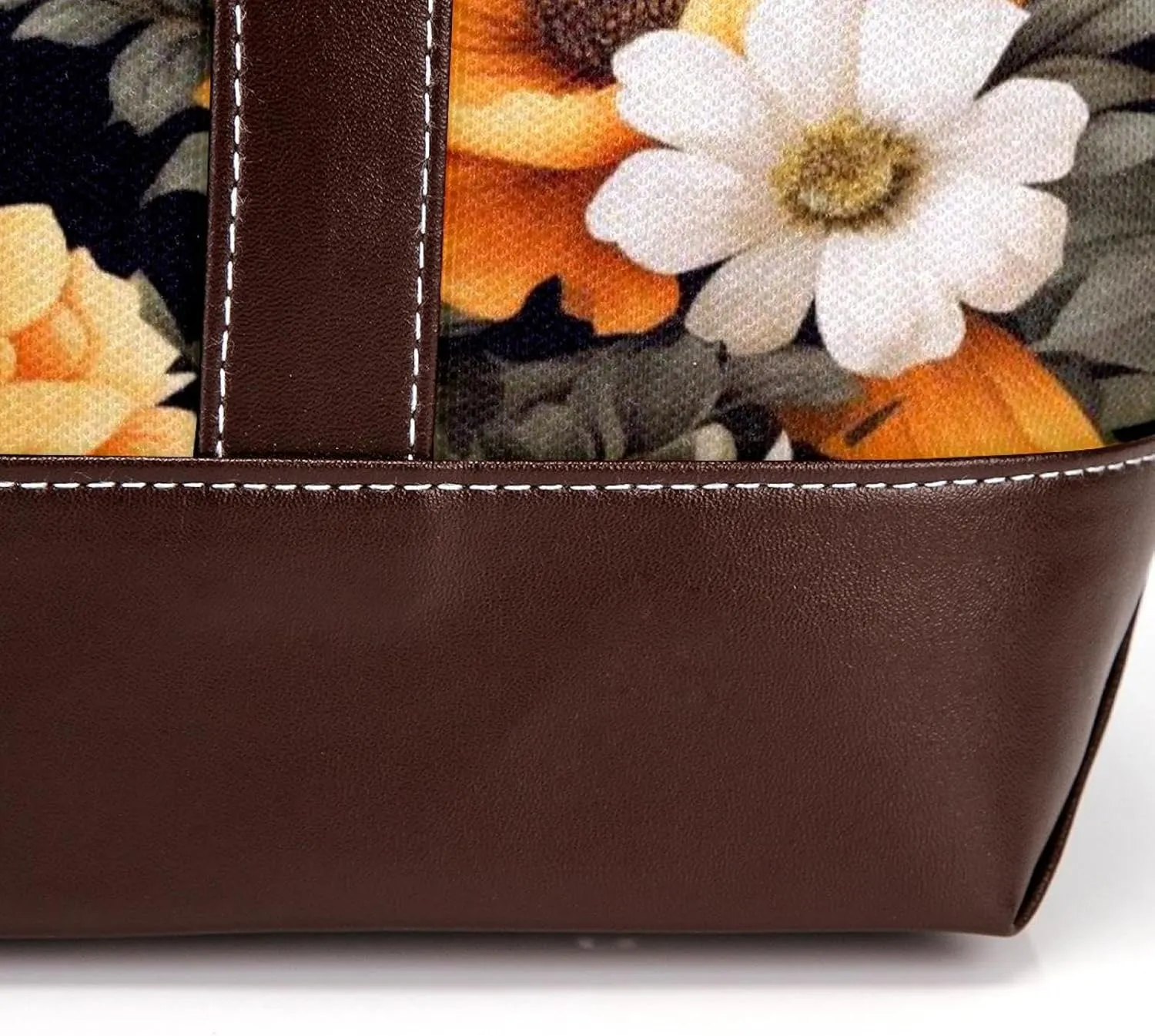 Sunflower Panda-595 Tote Bags Durable Leather Canvas Purses and Handbags for Women Top Handle Shoulder Satchel Hobo Bags