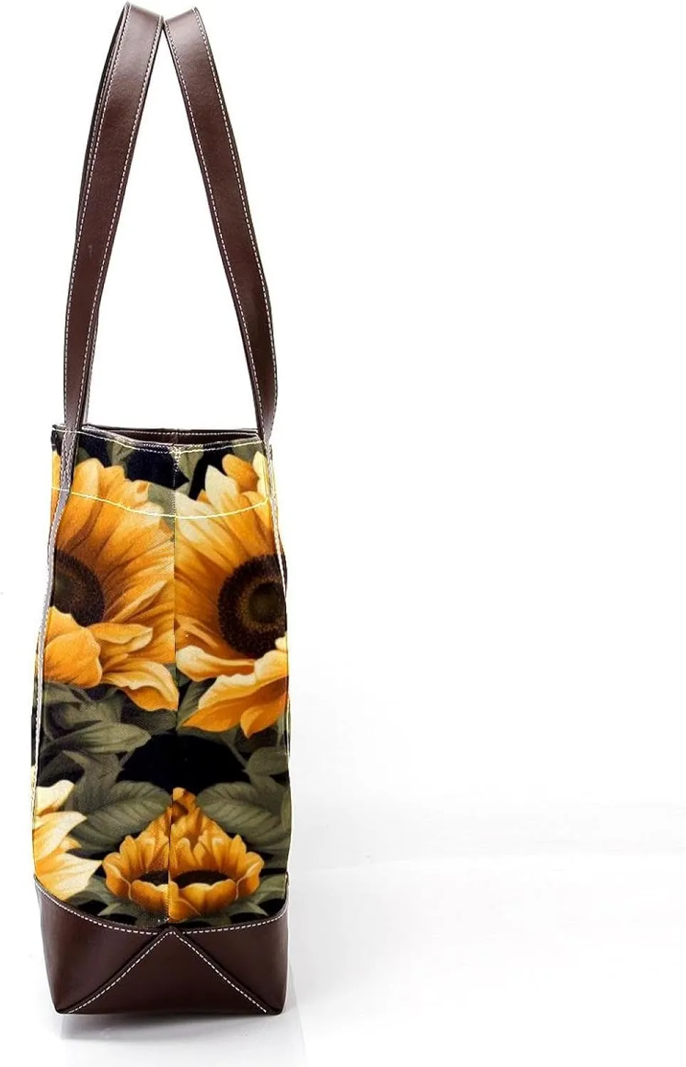 Sunflower Panda-595 Tote Bags Durable Leather Canvas Purses and Handbags for Women Top Handle Shoulder Satchel Hobo Bags