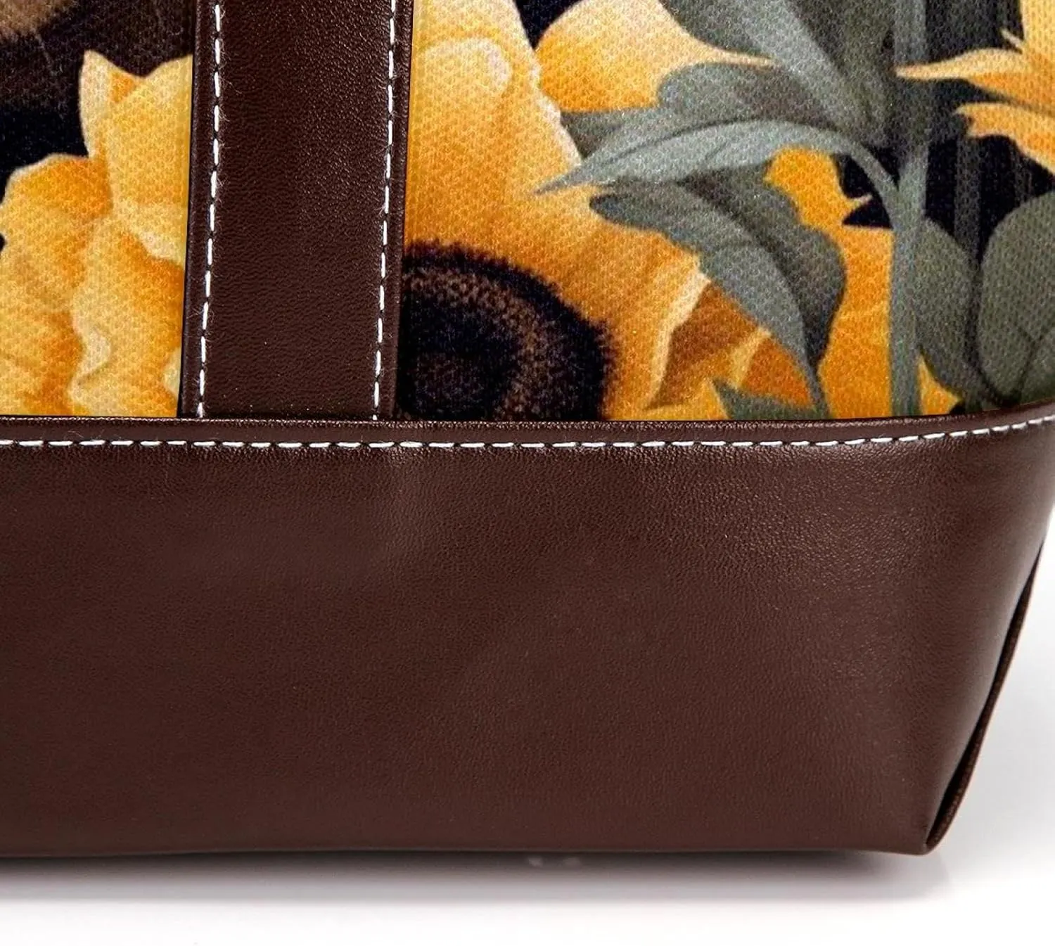 Sunflower Panda-595 Tote Bags Durable Leather Canvas Purses and Handbags for Women Top Handle Shoulder Satchel Hobo Bags