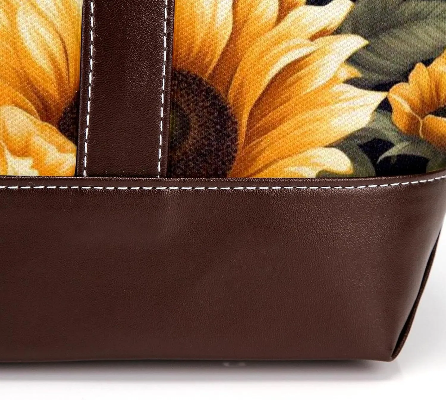 Sunflower Panda-595 Tote Bags Durable Leather Canvas Purses and Handbags for Women Top Handle Shoulder Satchel Hobo Bags