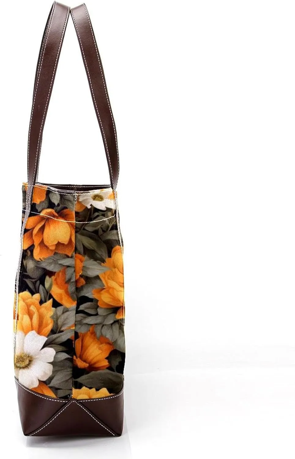 Sunflower Panda-595 Tote Bags Durable Leather Canvas Purses and Handbags for Women Top Handle Shoulder Satchel Hobo Bags