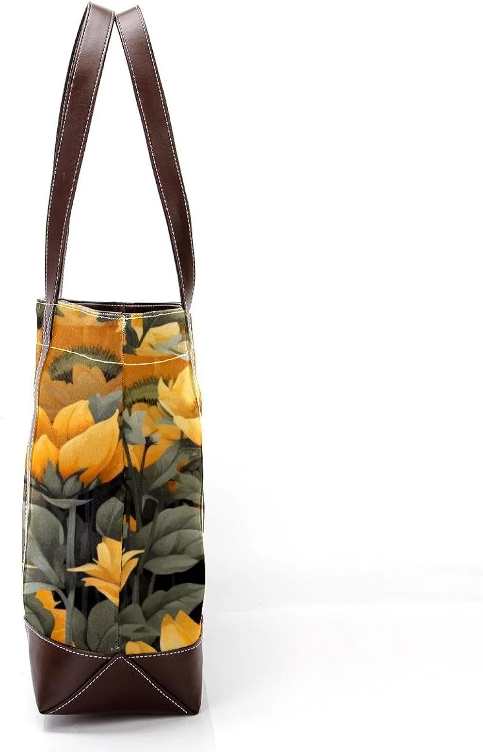 Sunflower Panda-595 Tote Bags Durable Leather Canvas Purses and Handbags for Women Top Handle Shoulder Satchel Hobo Bags