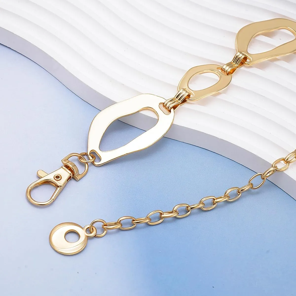 Suyi Waist Chain for Women Ladies Chunky Chain Belt for Dresses