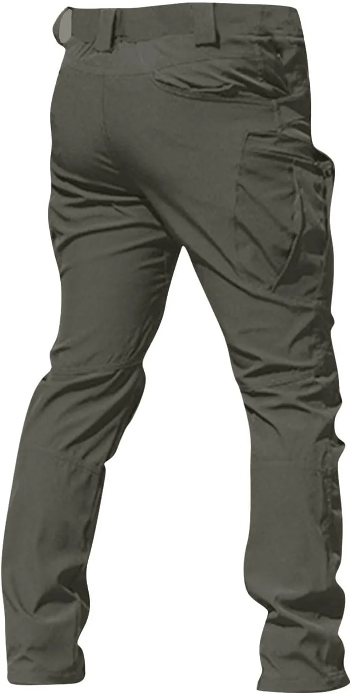 Tactical Pants for Men Stretch Cargo Pants Hiking Construction Carpenter Pant Relaxed Fit Trousers Multi Pockets