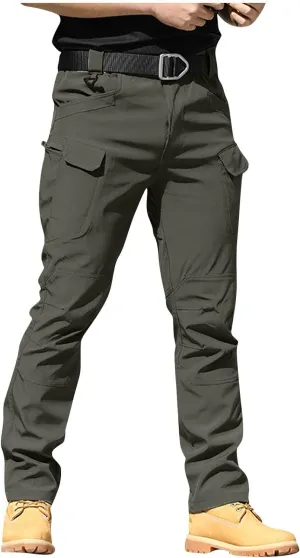 Tactical Pants for Men Stretch Cargo Pants Hiking Construction Carpenter Pant Relaxed Fit Trousers Multi Pockets