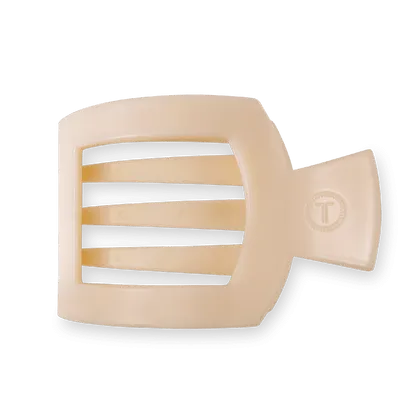 Teleties Square Flat Almond Beige Hair Clip