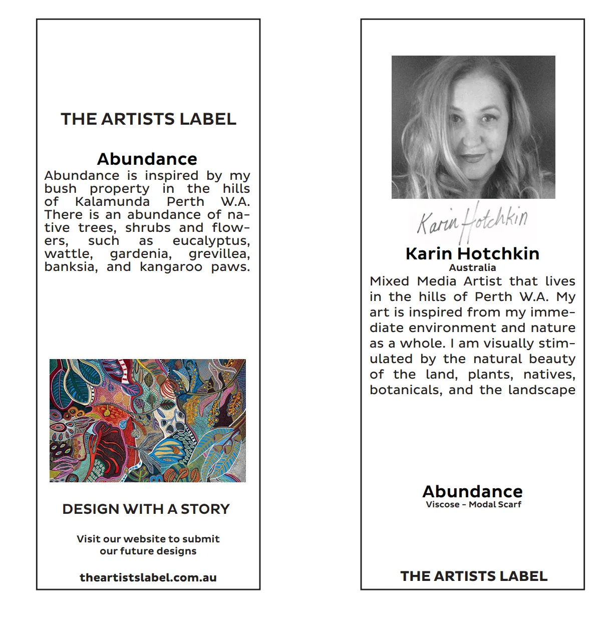 The Artist Label Scarves - S/S 24