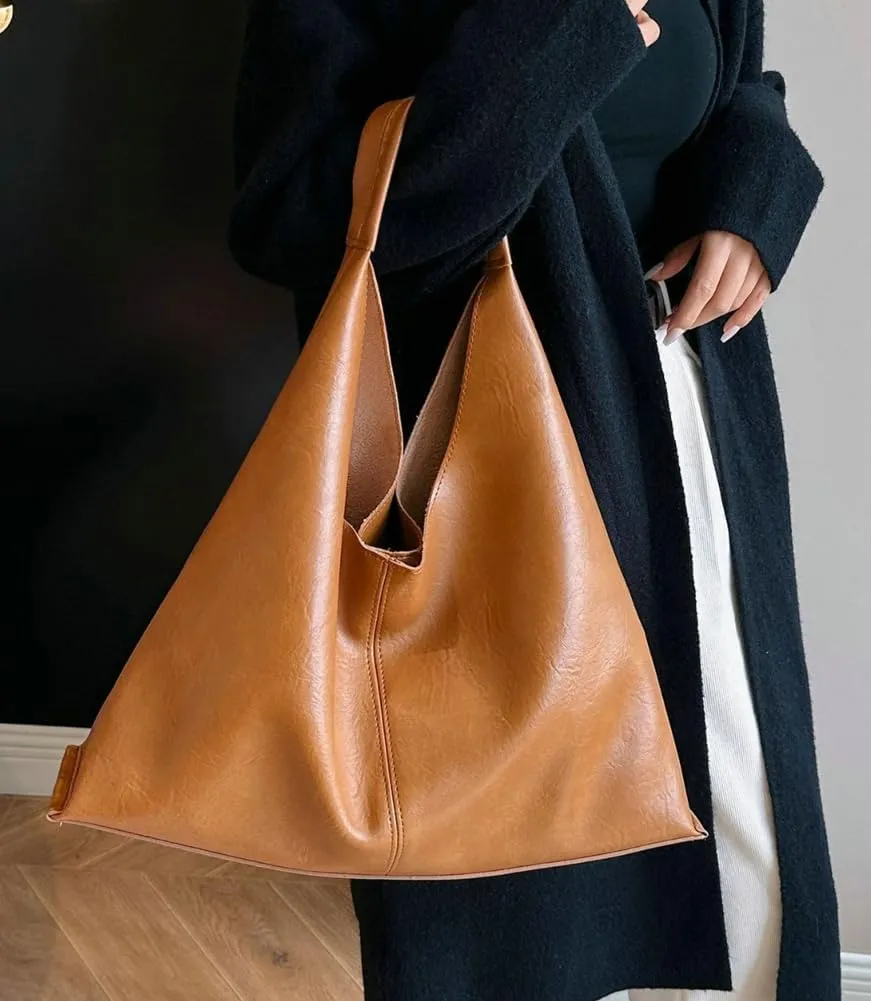 Tote Bags for Women Vegan Leather 2pcs Top Handle Satchel Purse Oversized Shoulder Handbag Hobo Bags
