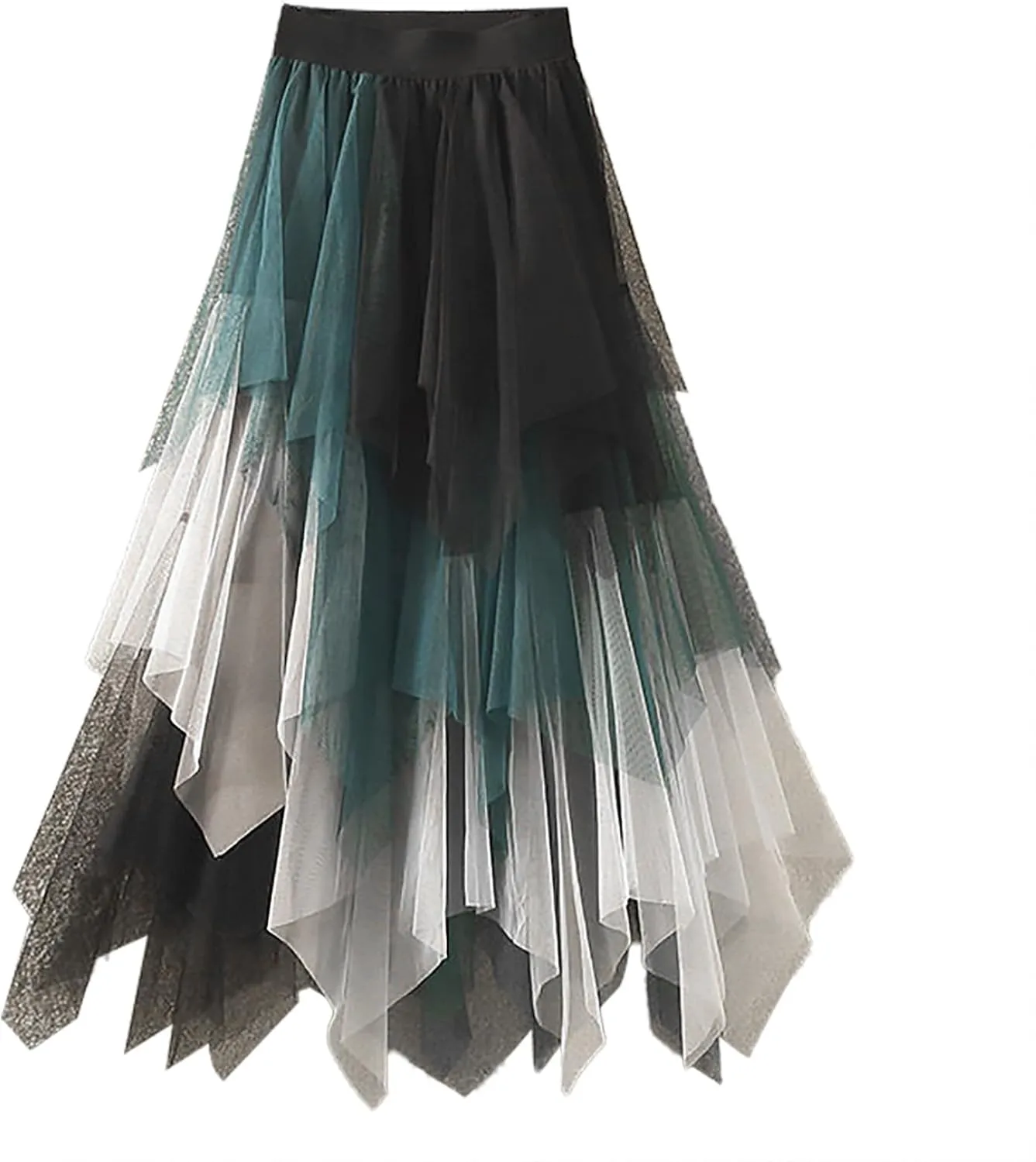 Tulle Skirt for Women Layered Tutu Skirt Puffy Fairy Skirts Mesh Tiered Skirts Party Skirts Rave Skirts