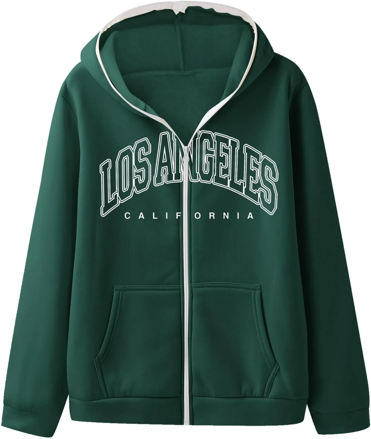 TUQIDEWU Zip Up Hoodie Men, Y2k Hoodie Men Full Zip Letter Printed Hooded Jacket Sweatshirt Hip Hop Hooded Jacket Streetwear