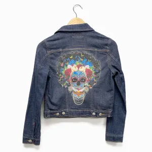 Upcycled Vintage Denim Jacket "Lady Dath Evolve"