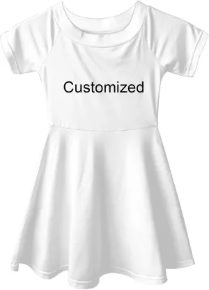 Upetstory Girls Dress Short Sleeve Summer Dresses for 3-14 Years