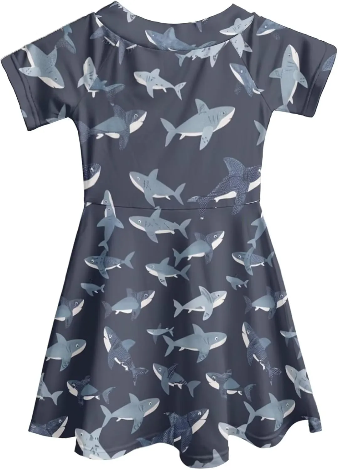 Upetstory Girls Dress Short Sleeve Summer Dresses for 3-14 Years