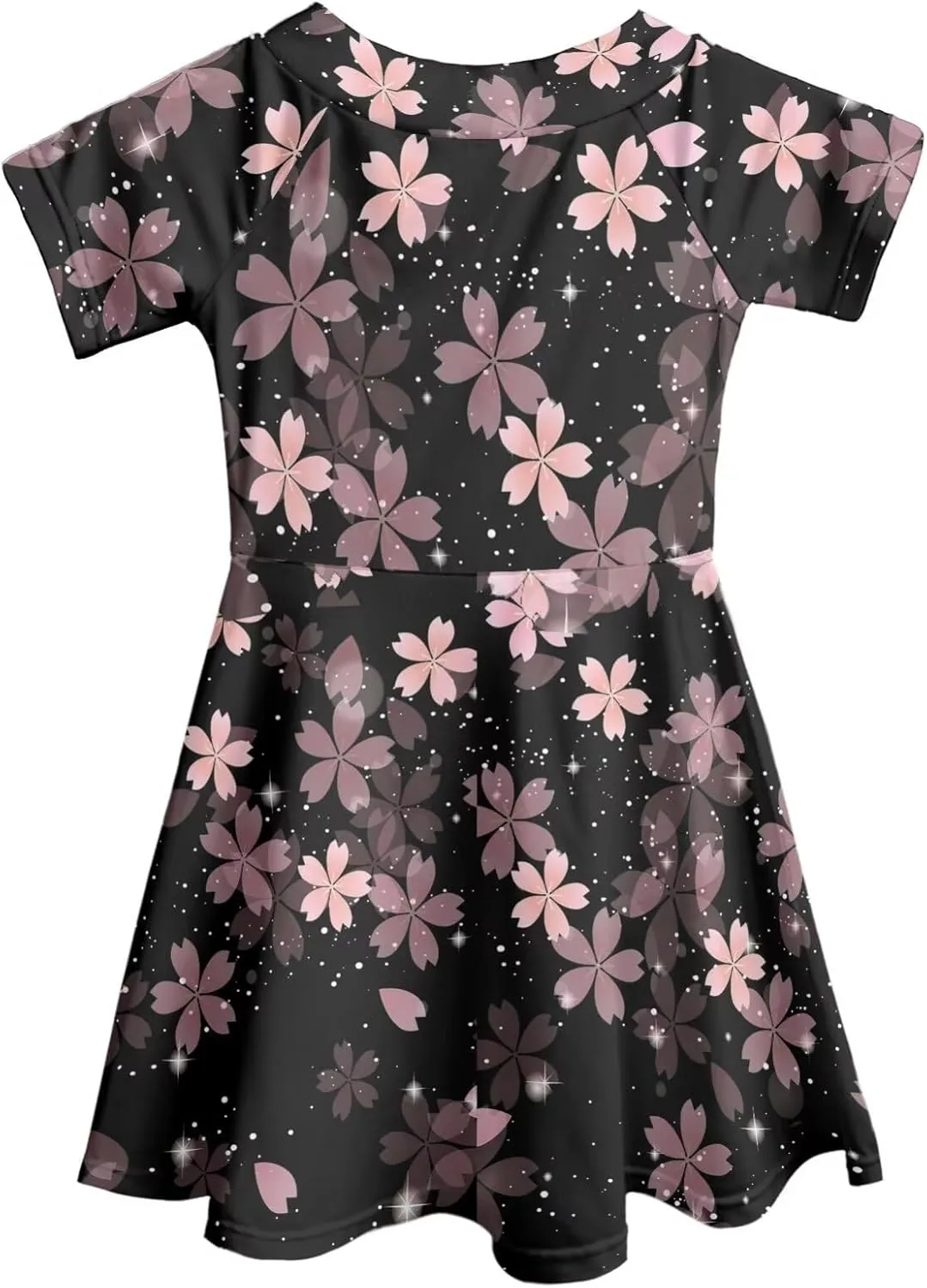 Upetstory Girls Dress Short Sleeve Summer Dresses for 3-14 Years