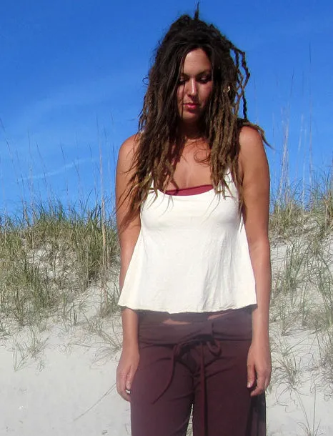 Utility Built-in Bra Tank Wanderer Cropped Shirt