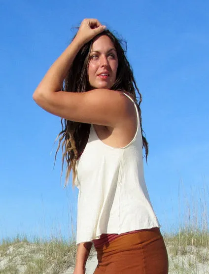 Utility Built-in Bra Tank Wanderer Cropped Shirt