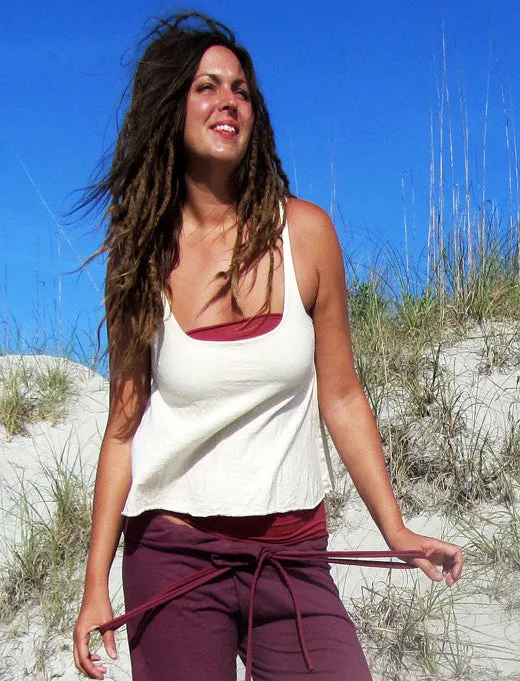 Utility Built-in Bra Tank Wanderer Cropped Shirt