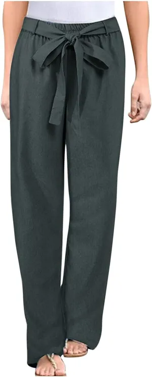 Wide Leg Pants for Women Plus Pants Trousers Size Tightness Casual Plus Size Pants Flowy Pants Striped Pants Women