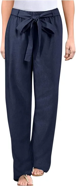 Wide Leg Pants for Women Plus Pants Trousers Size Tightness Casual Plus Size Pants Flowy Pants Striped Pants Women