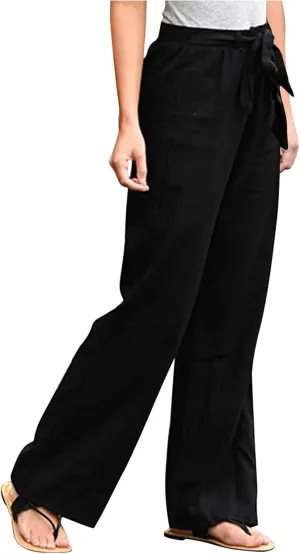 Wide Leg Pants for Women Plus Pants Trousers Size Tightness Casual Plus Size Pants Flowy Pants Striped Pants Women