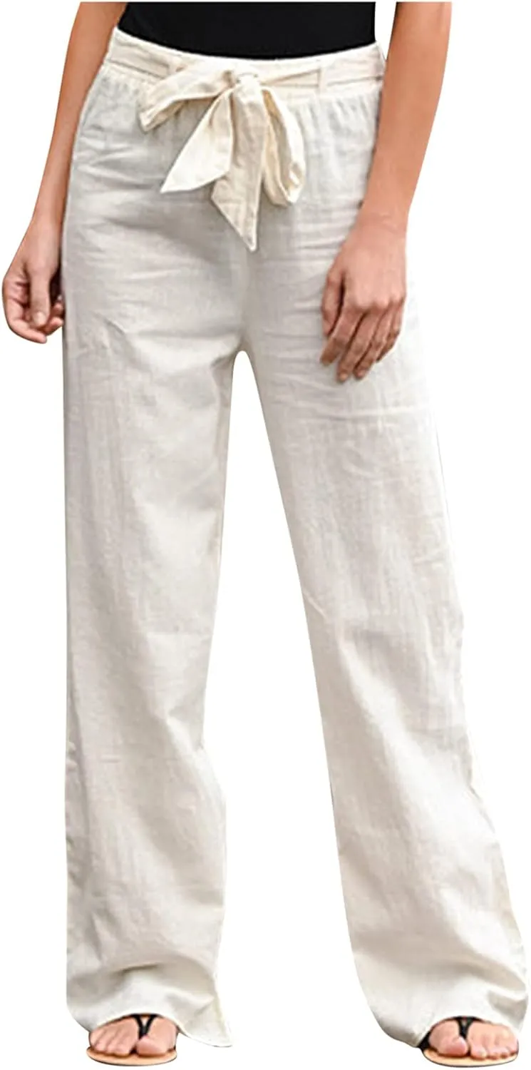 Wide Leg Pants for Women Plus Pants Trousers Size Tightness Casual Plus Size Pants Flowy Pants Striped Pants Women