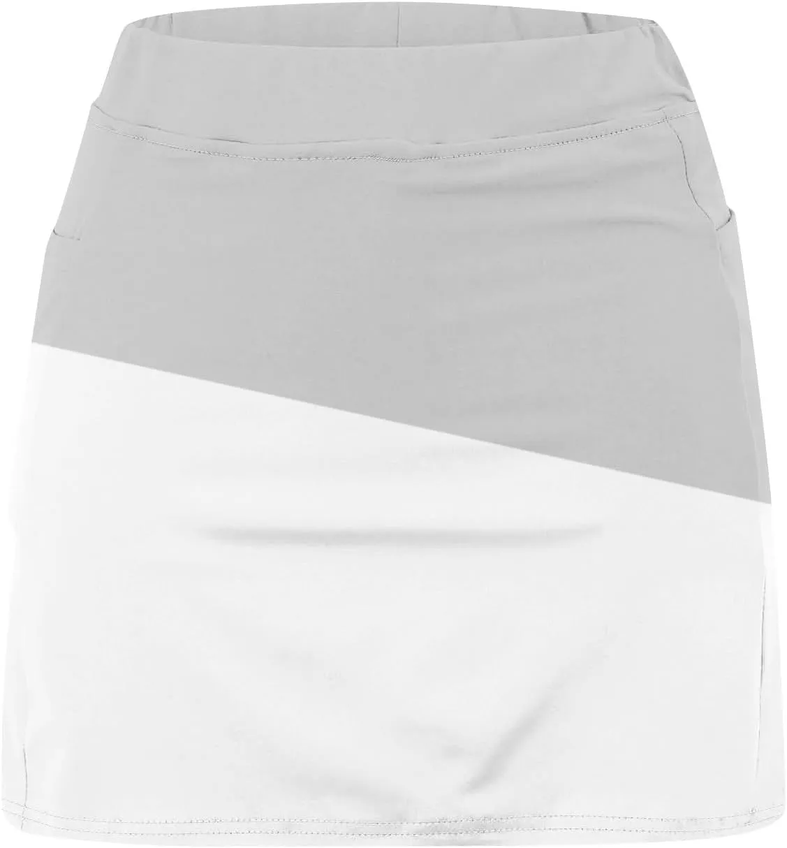 Women 2 Piece Skirts 2 in 1 Solid Flowy Basic Versatile Stretchy Casual Mini Skirts 2025, S-2XL