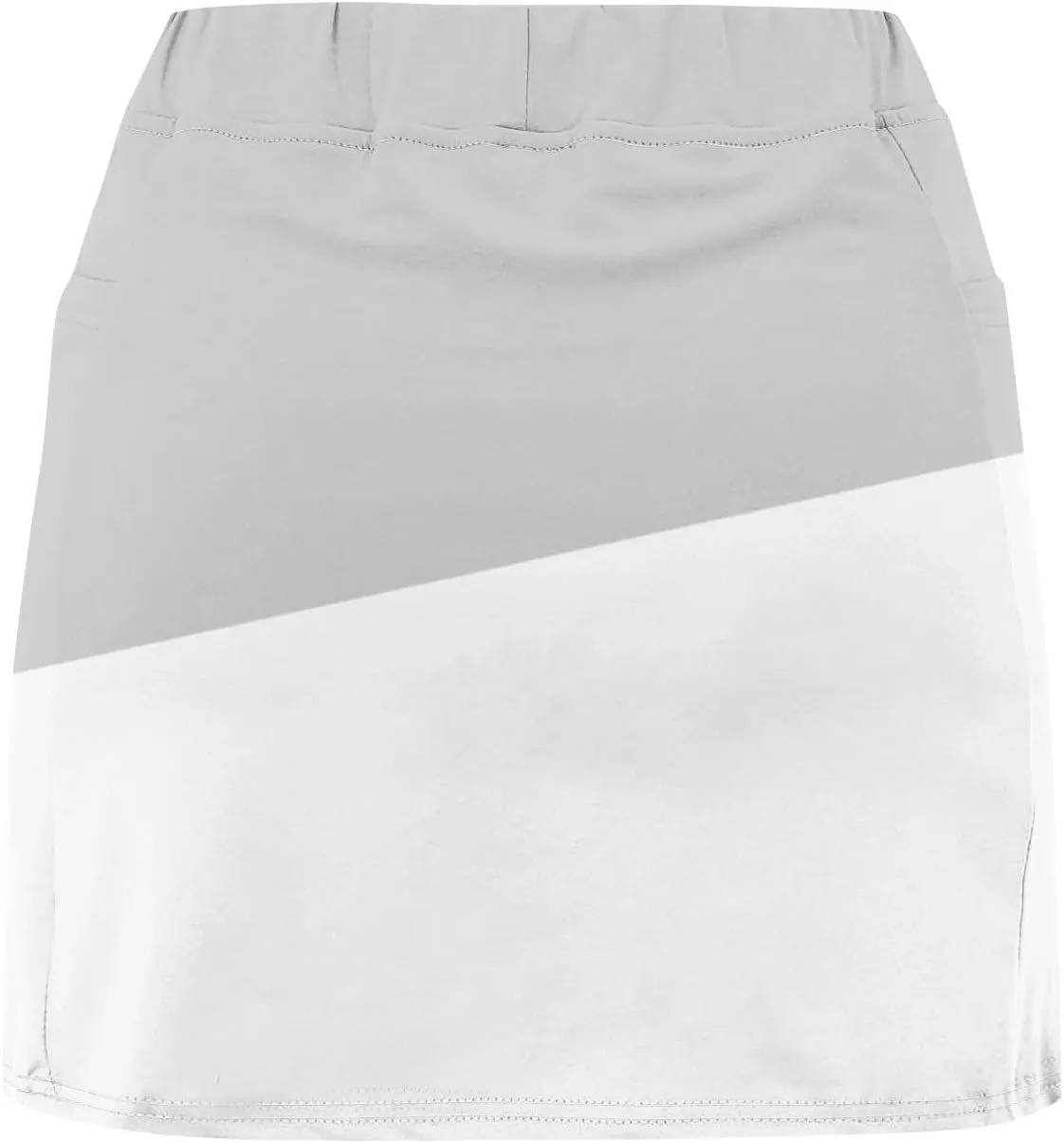 Women 2 Piece Skirts 2 in 1 Solid Flowy Basic Versatile Stretchy Casual Mini Skirts 2025, S-2XL