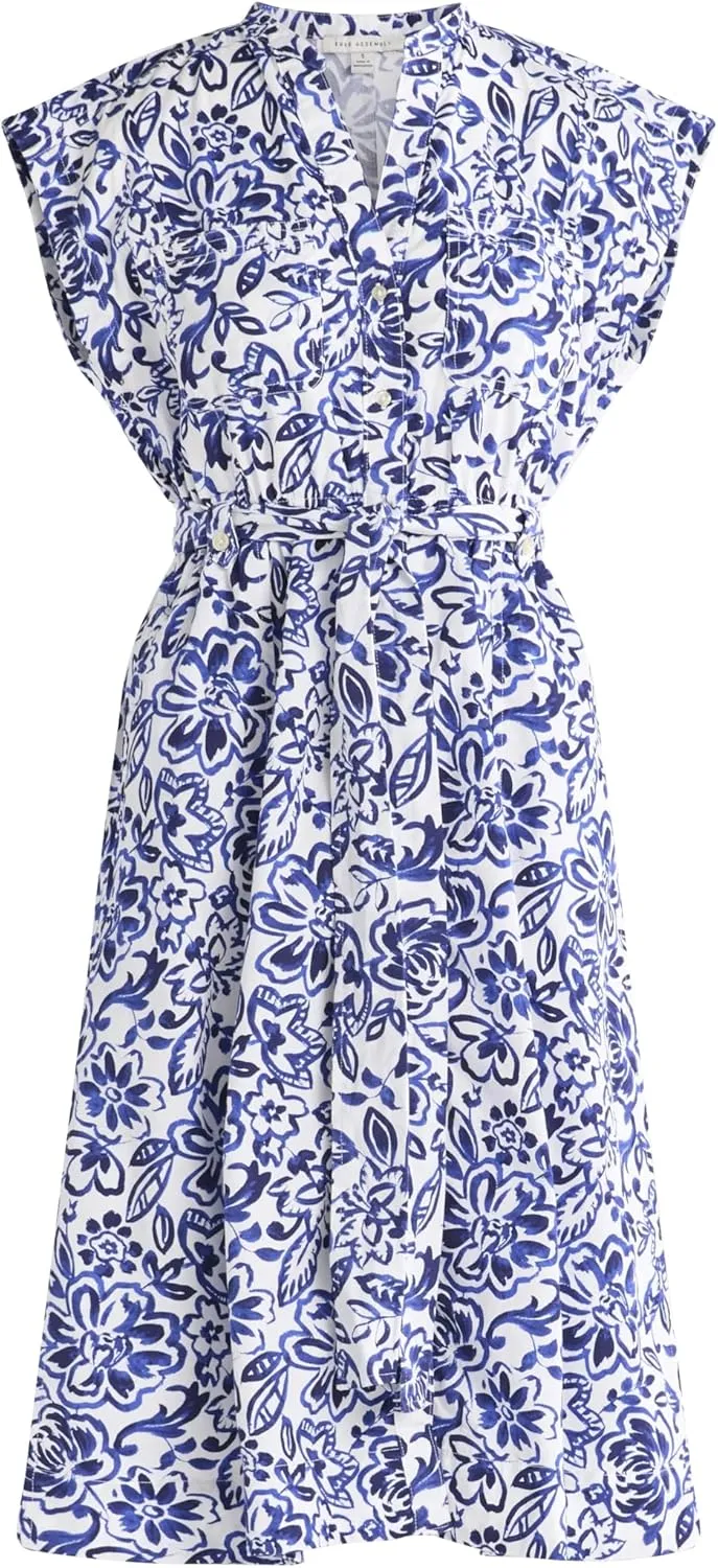 Women Dresses Summer Dress V-Neck Short Sleeve T-Shirt Dress Babydoll Ruffles Casual Mini Female