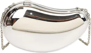 Women Evening Bag Mangos Shape Evening Clutch Bag Chain Strap Crossbody Bag Metallic Evening Handbag Shoulder Bag