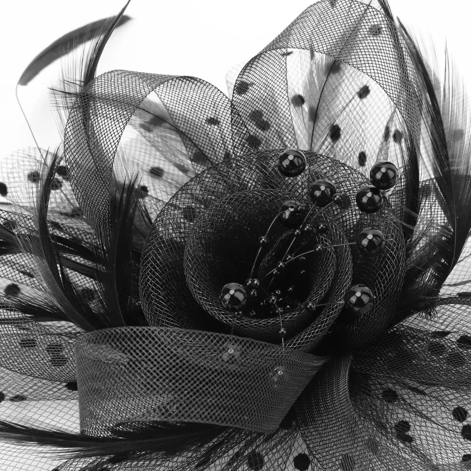 Women Fascinators Hats for Tea Party Hats Kentucky Derby Hat 1920s Gatsby Party Church Hats for Women