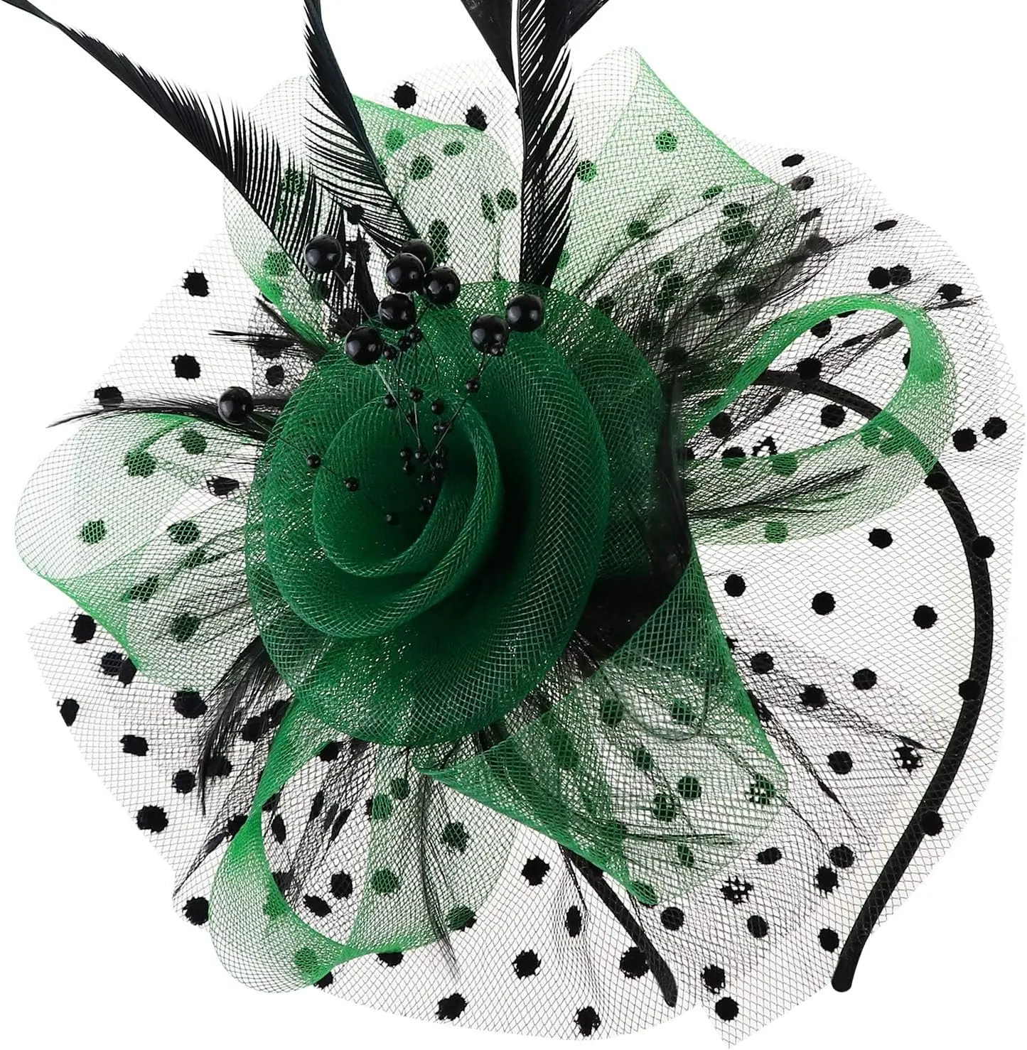 Women Fascinators Hats for Tea Party Hats Kentucky Derby Hat 1920s Gatsby Party Church Hats for Women