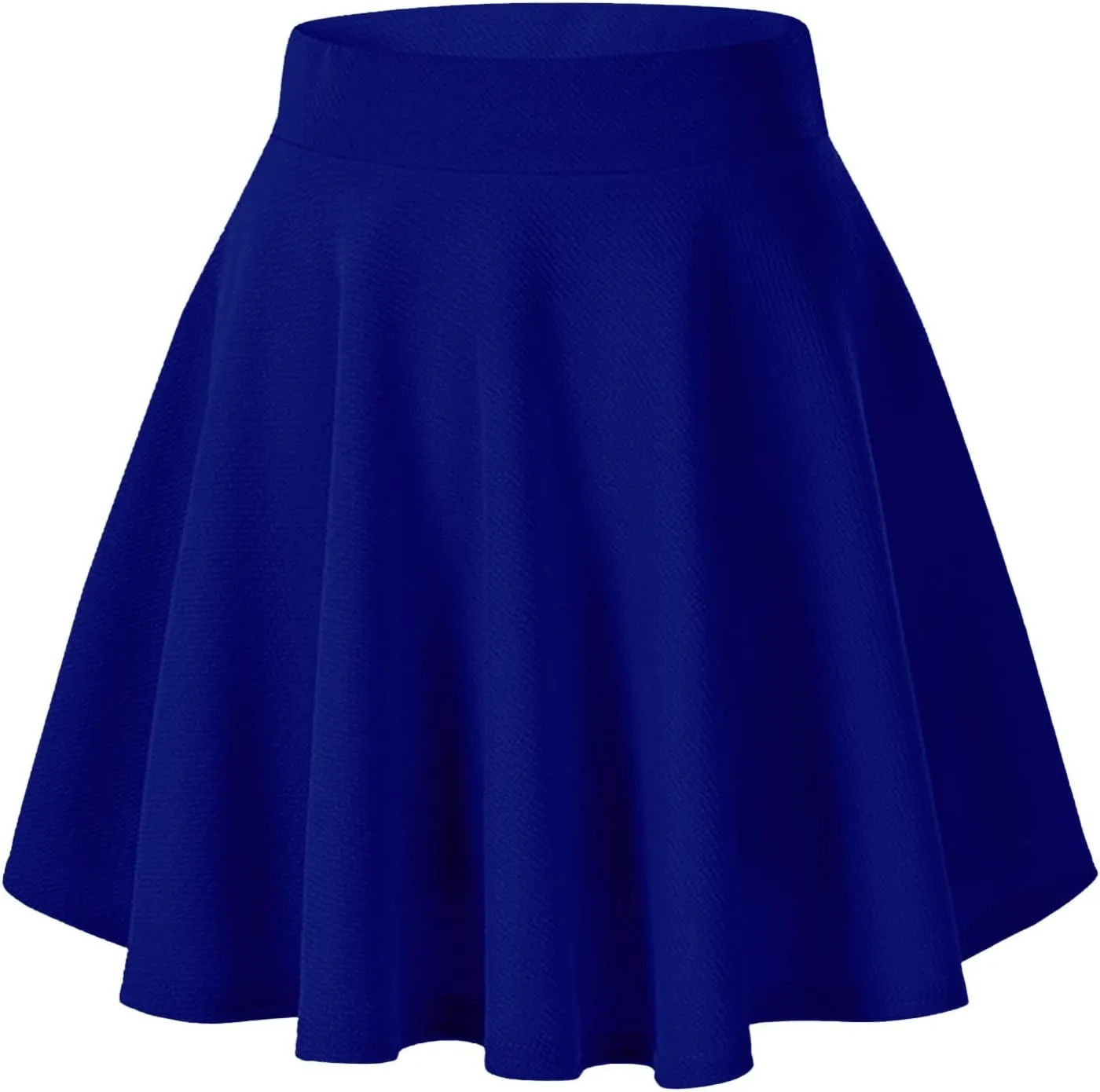 Women's Basic Versatile Casual High Waisted Ruffles Flared Mini Lingerie Skirts with Shorts