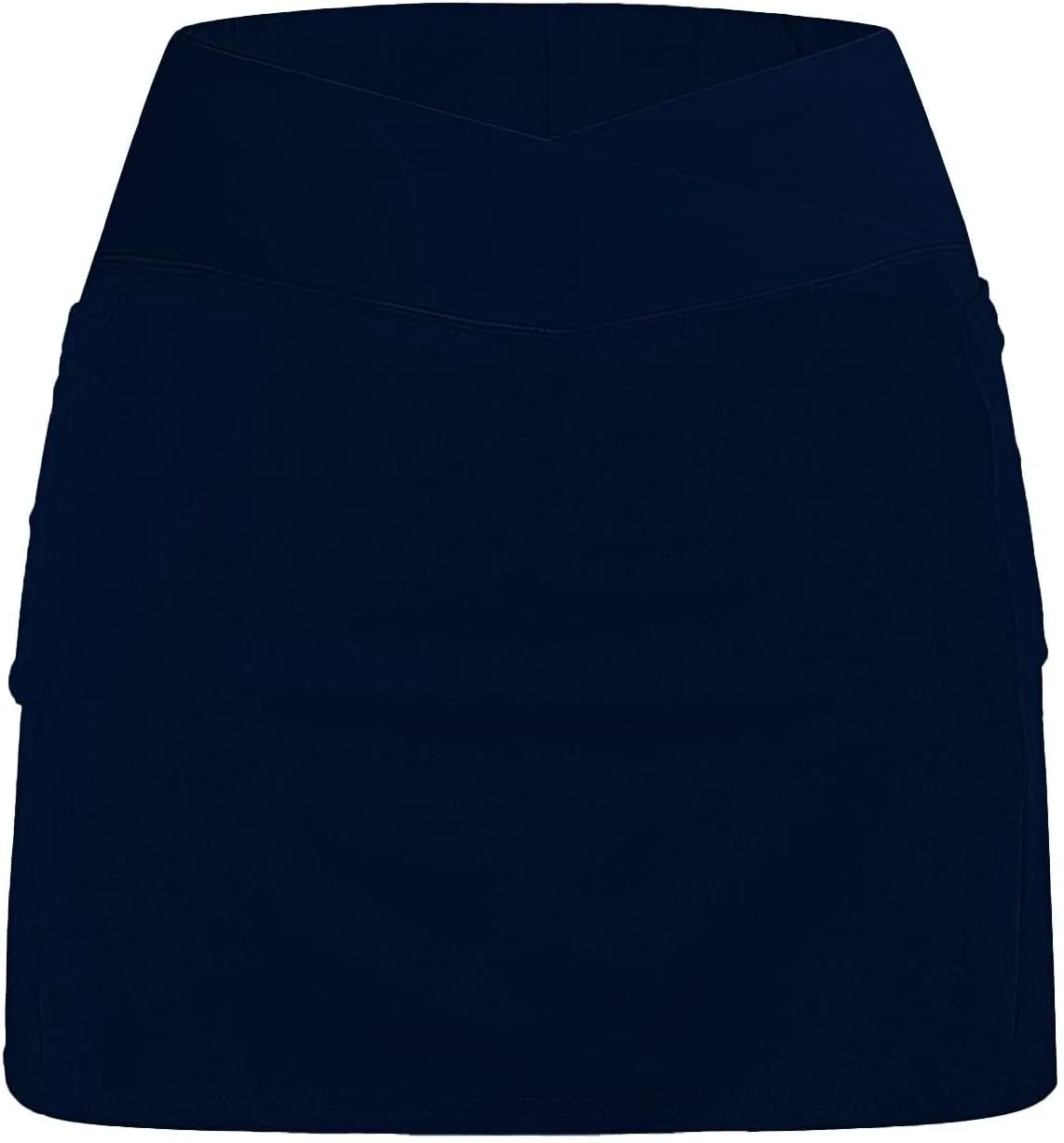 Women's Basic Versatile Stretchy Solid Flared Casual Mini Skater Skirt, S-5XL