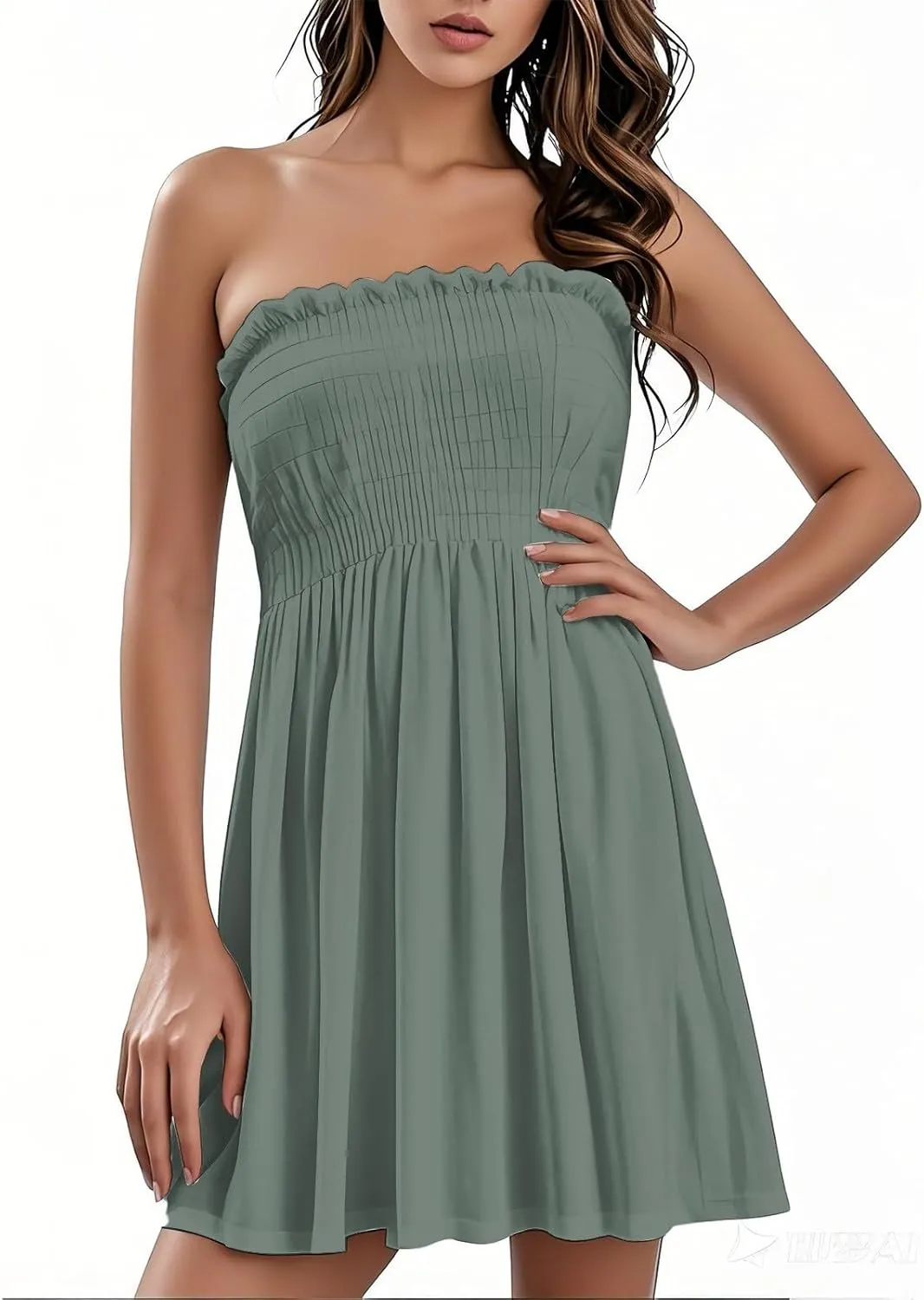 Women's Casual Dresses Summer Trendy Sheath Sleeveless Striped Printed Solid Color Dress 2025, S-3XL