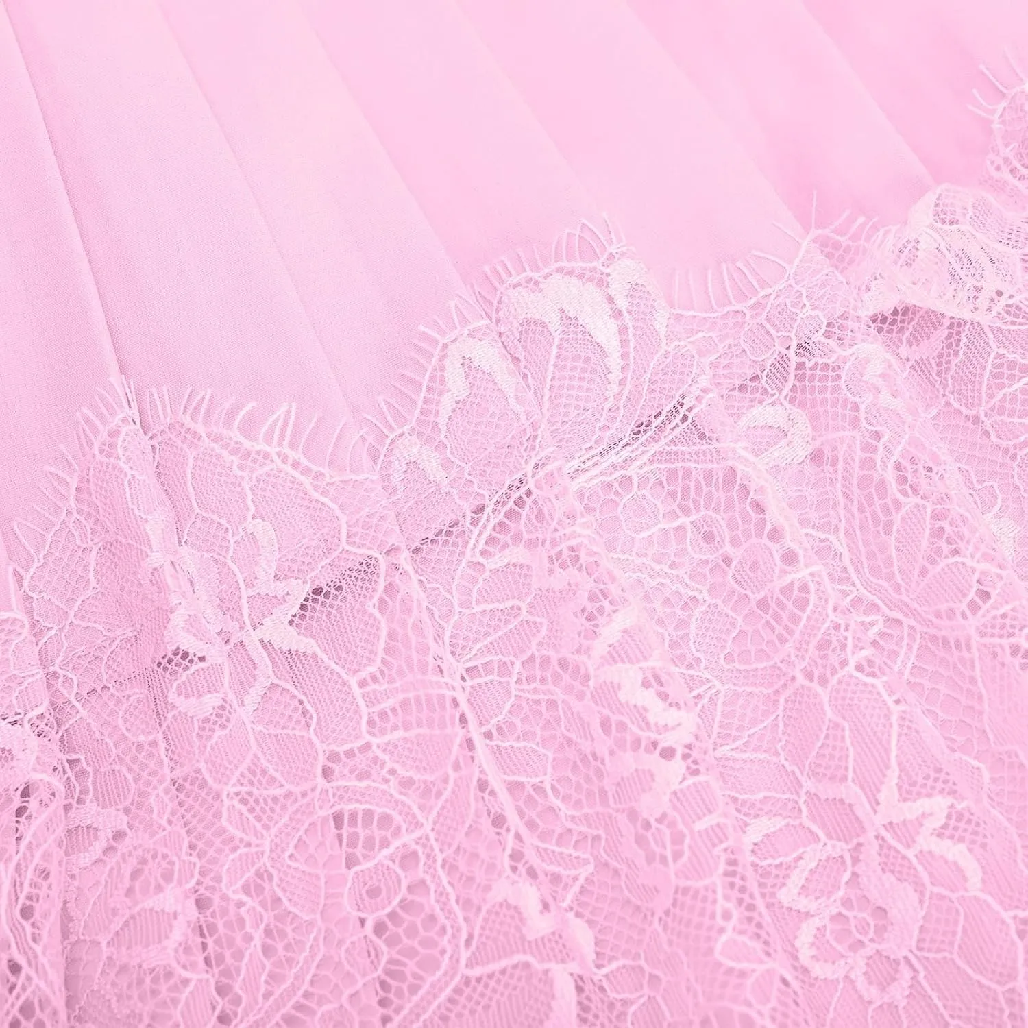 Womens Lace Mini Skirts Elastic Waisted Flowy Skirts Pleated Ruffle Skirts Low Rise Short Skirts Trendy Summer Skirt