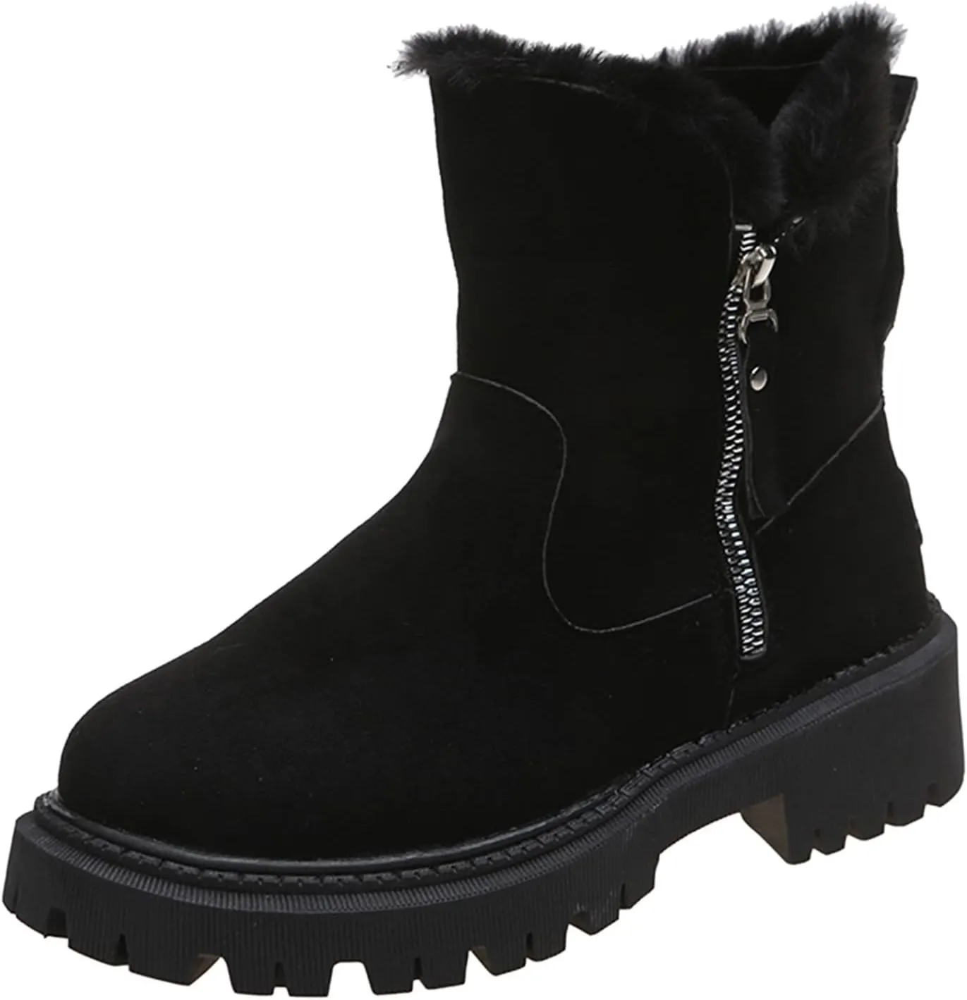 Womens Snow Boots Waterproof Insulated 10.5 Wide Womens Winter Snow Boots Slip on Womens Boots for Snow Winter Boots for Women High Heels Womens Socks Thermal Hiking Winter Boot Warm