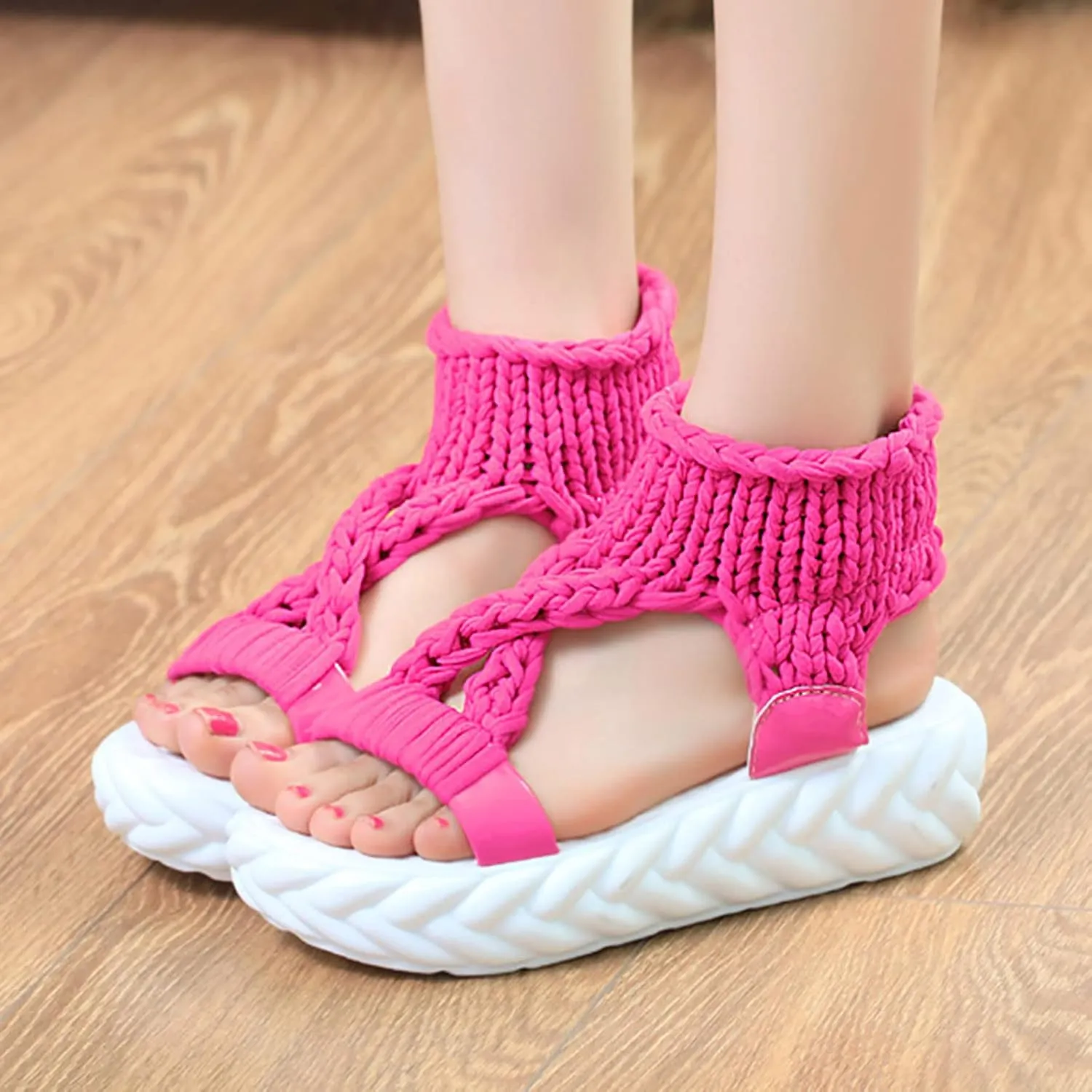 Women's Summer Sandals, Orthopaedic Shoes, Breathable Toe Comfortable Leisure Mules, Outdoor Beach Slippers
