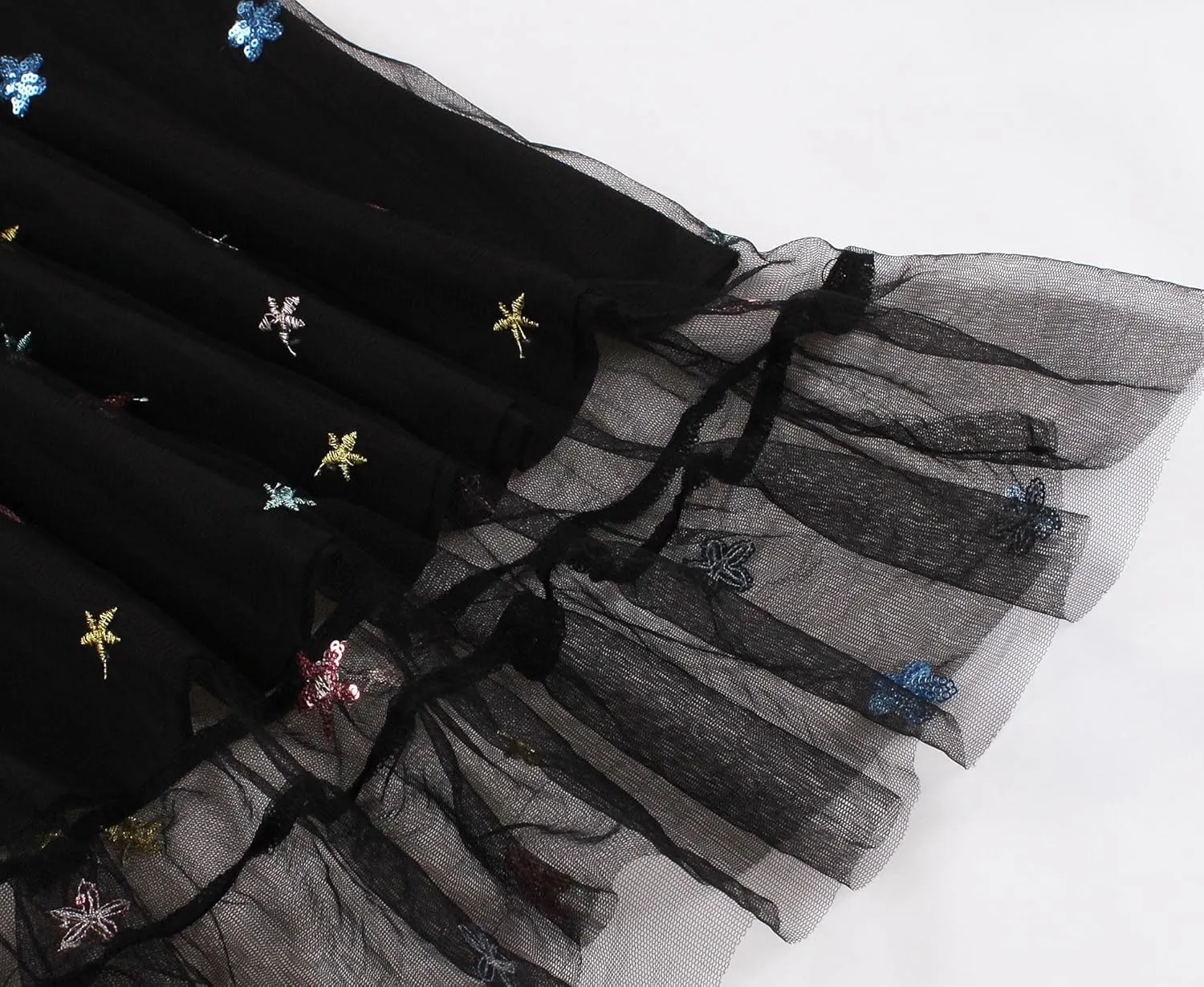 Women's Tie Strap Tulle Prom Dresses Sweetheart Flower Embroidery Dress Short Formal Party Mini Homecoming Dresses
