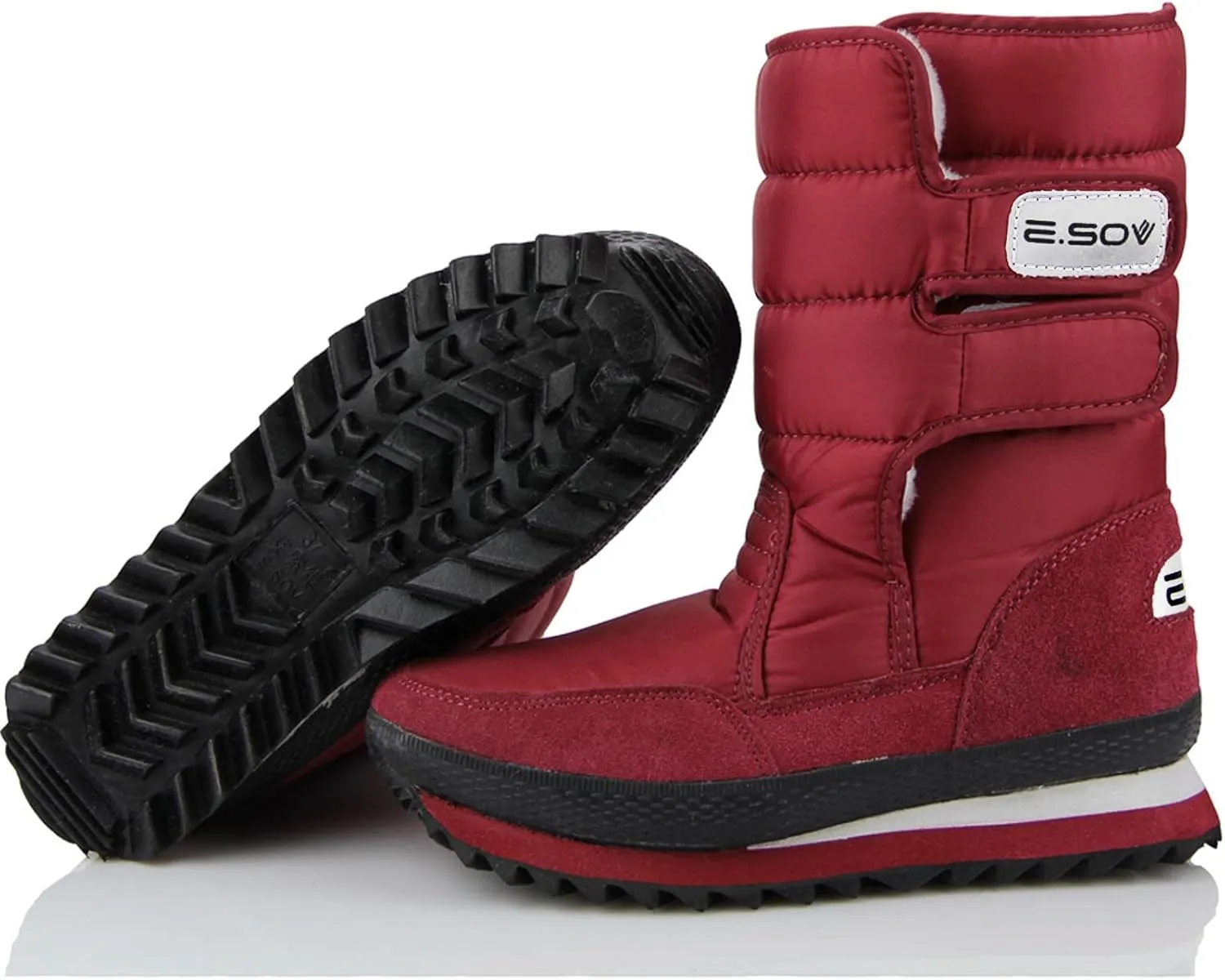 Womens Waterproof Winter Boots Wide Women Snow Boots Winter Waterproof Slip Resistant Cold Weather Shoes Women Winter Booties Womens Slip on Walking Snow Shoes Botas De Frio Para Mujer