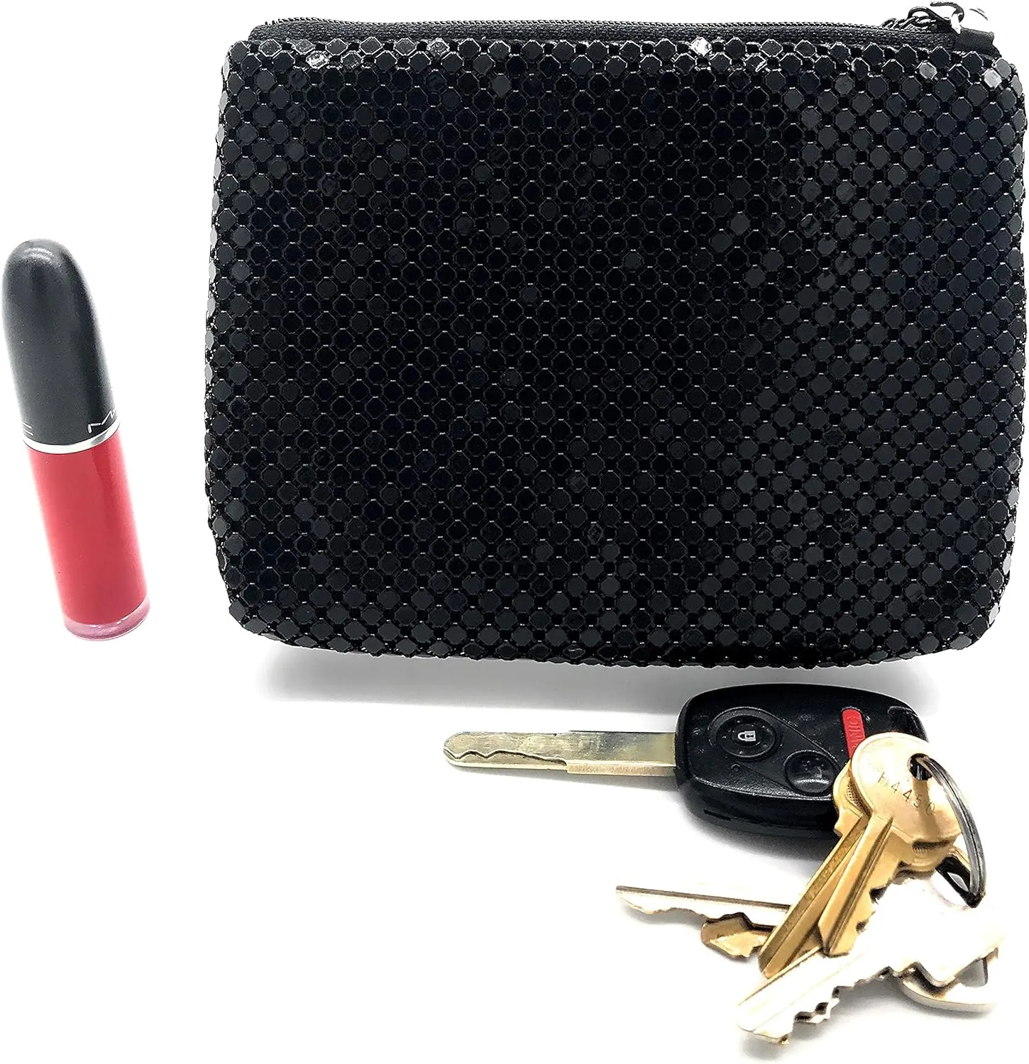 XX-Small Crossbody Clutch Evening Bags for Women Vintage Mesh Purse for Cocktail Party Prom Wedding Banquet
