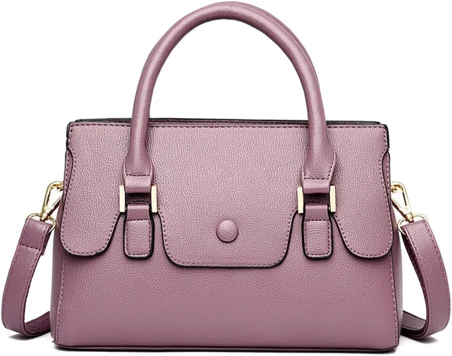 ZiMing Handbags for Women Top Handle Handbag Vegan Leather Satchel Medium Tote Bags Shoulder Bag Crossbody Bag Ladies Purses