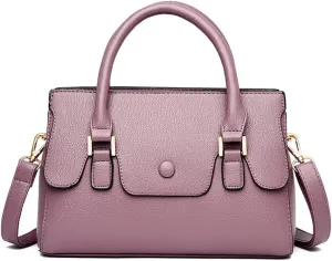 ZiMing Handbags for Women Top Handle Handbag Vegan Leather Satchel Medium Tote Bags Shoulder Bag Crossbody Bag Ladies Purses
