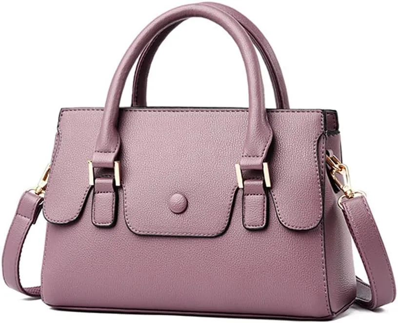 ZiMing Handbags for Women Top Handle Handbag Vegan Leather Satchel Medium Tote Bags Shoulder Bag Crossbody Bag Ladies Purses